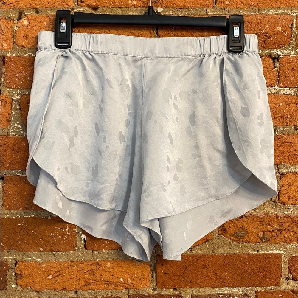 Lunya Tulip Soft Gray Elastic Waist Shorts